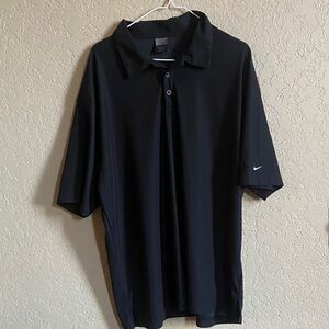 Nike Men's Black Polo Shirt
